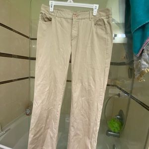 Mid rise khaki pants (12)